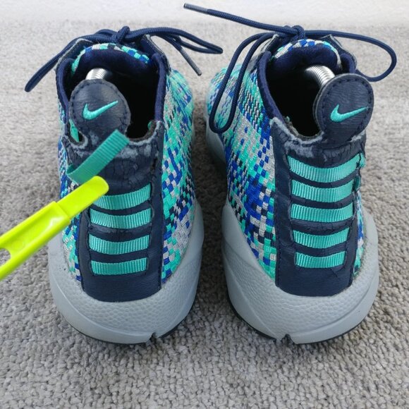 Nike Air Footscape Desert Mens Size 8 Basketball Shoes Blue Sneakers 652822-400 - Picture 6 of 10